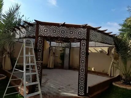 إنشاء جلسات خارجية للمنازل