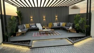 إنشاء جلسات خارجية للمنازل